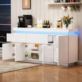 elegant buffet beige rembourre en tissu 140 x 35 x 72.5 cm