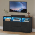 Meuble TV design moderne gris fonce