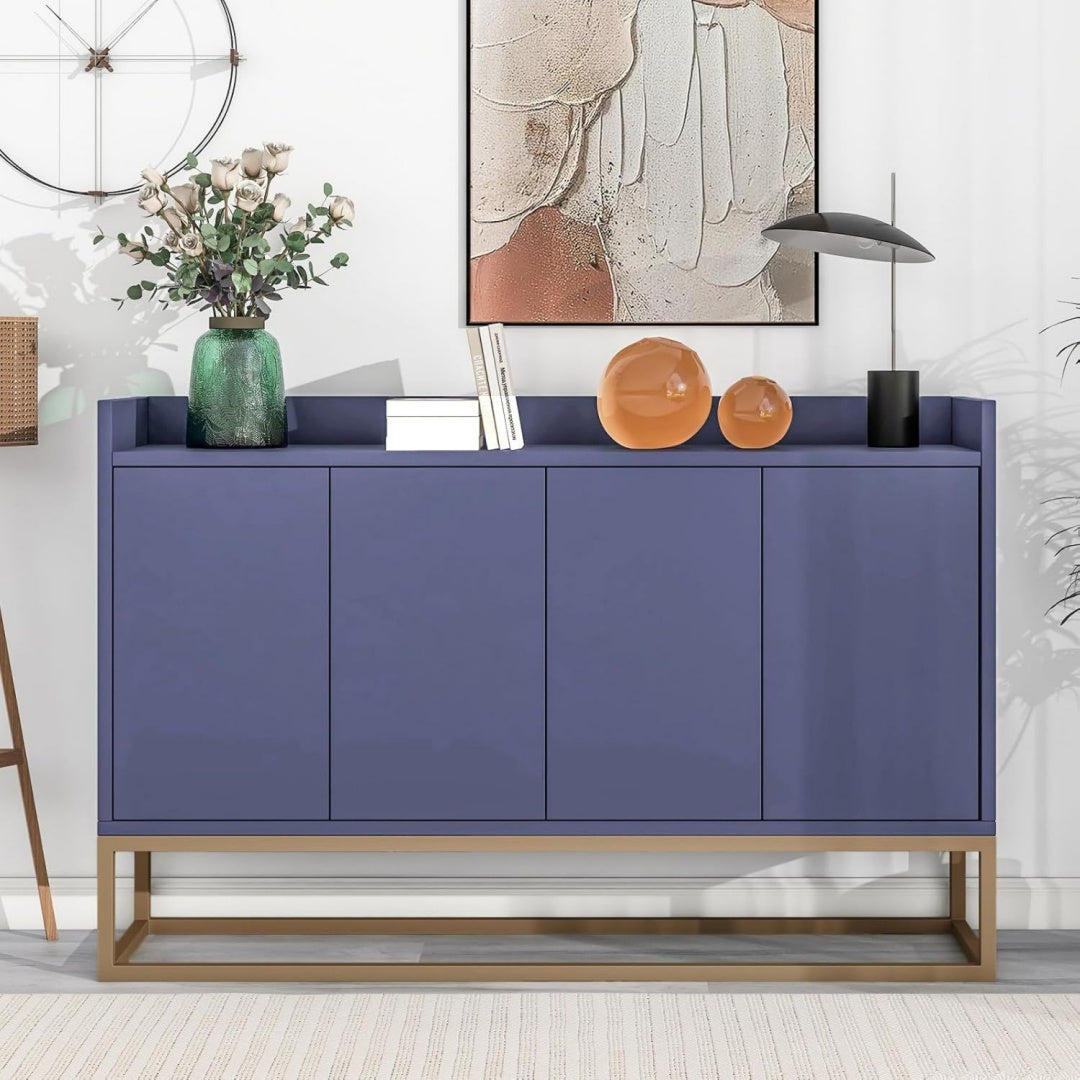 Spacieux buffet en MDF et acier