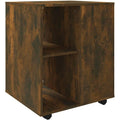 Style Contemporain, armoire marron (53 x 53 x 72 cm)