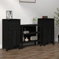Buffet avec installation murale gris fonce 40 x 35 x 80 cm