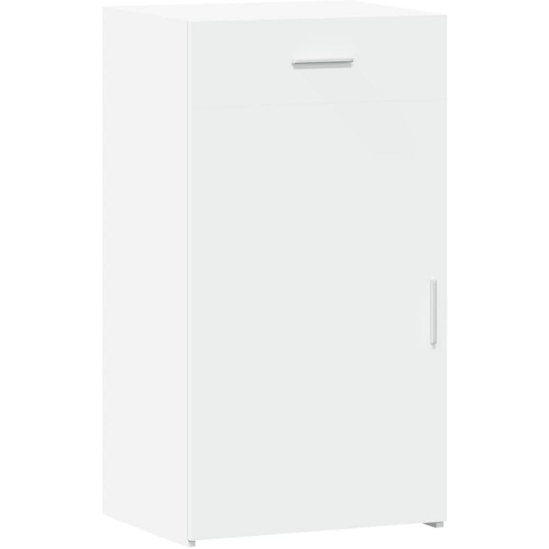 Buffet gris clair classique bois d'ingenierie installation murale 50 x 42.5 x 93 cm