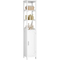 Colonne de rangement gris clair 30 x 30 x 163 cm