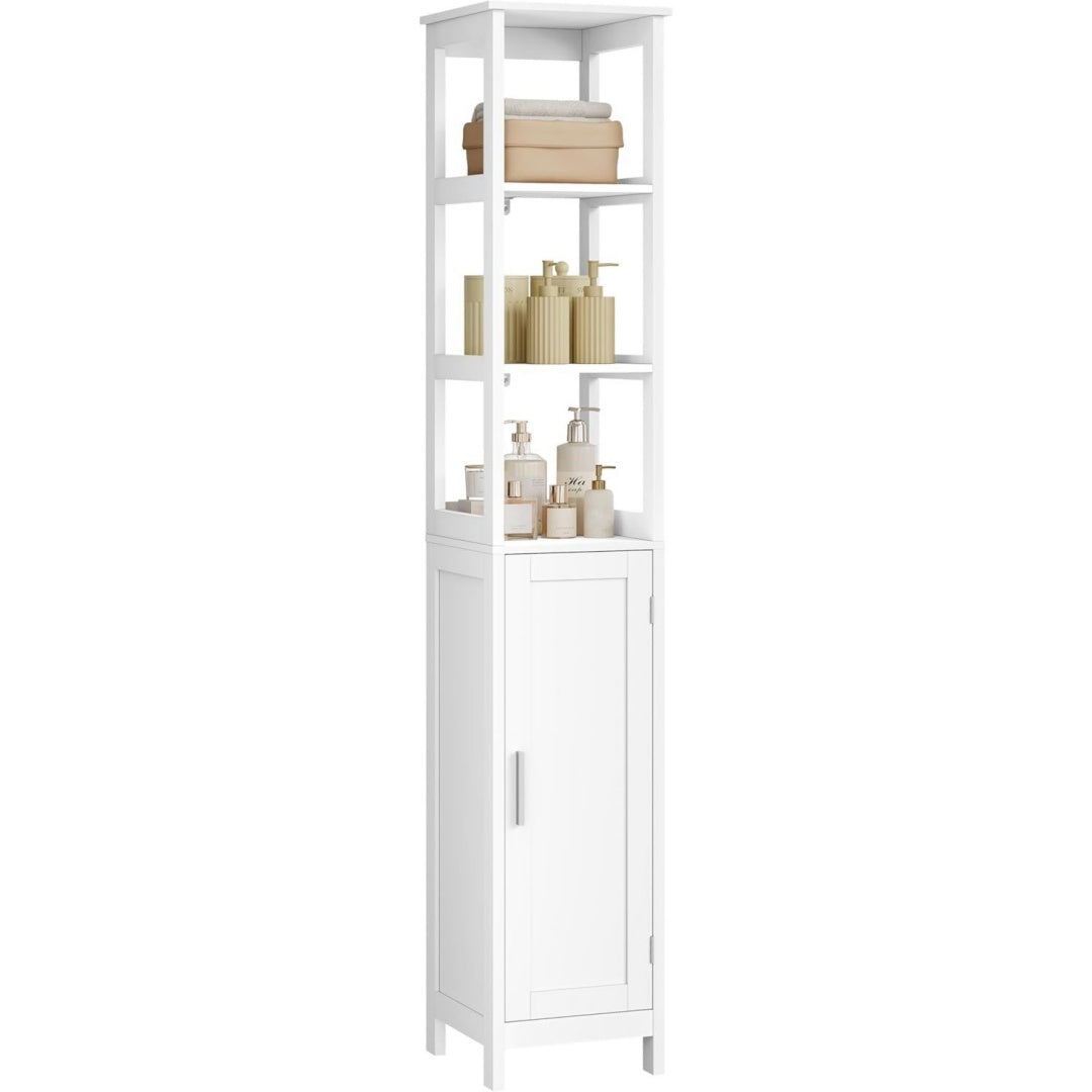 Colonne de rangement gris clair 30 x 30 x 163 cm