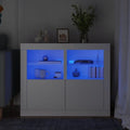 Buffet gris fonce pratique et elegant 41 x 37 x 67 cm