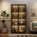 Armoire de rangement contemporaine marron