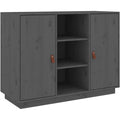 Buffet esprit rustique gris fonce