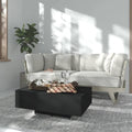 Table basse gris 85 x 55 x 31 cm