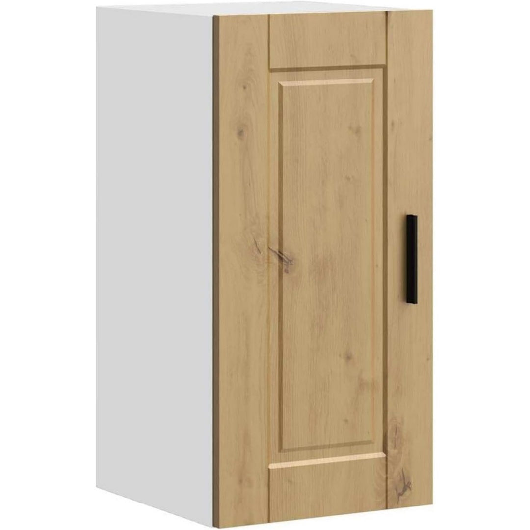 Fabrication precise, rangement haut marron en bois