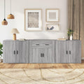 Joli buffet gris clair
