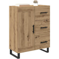 Buffet marron grand espace de rangement 69.5 x 34 x 90 cm