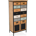 Armoire de rangement marron en plastique