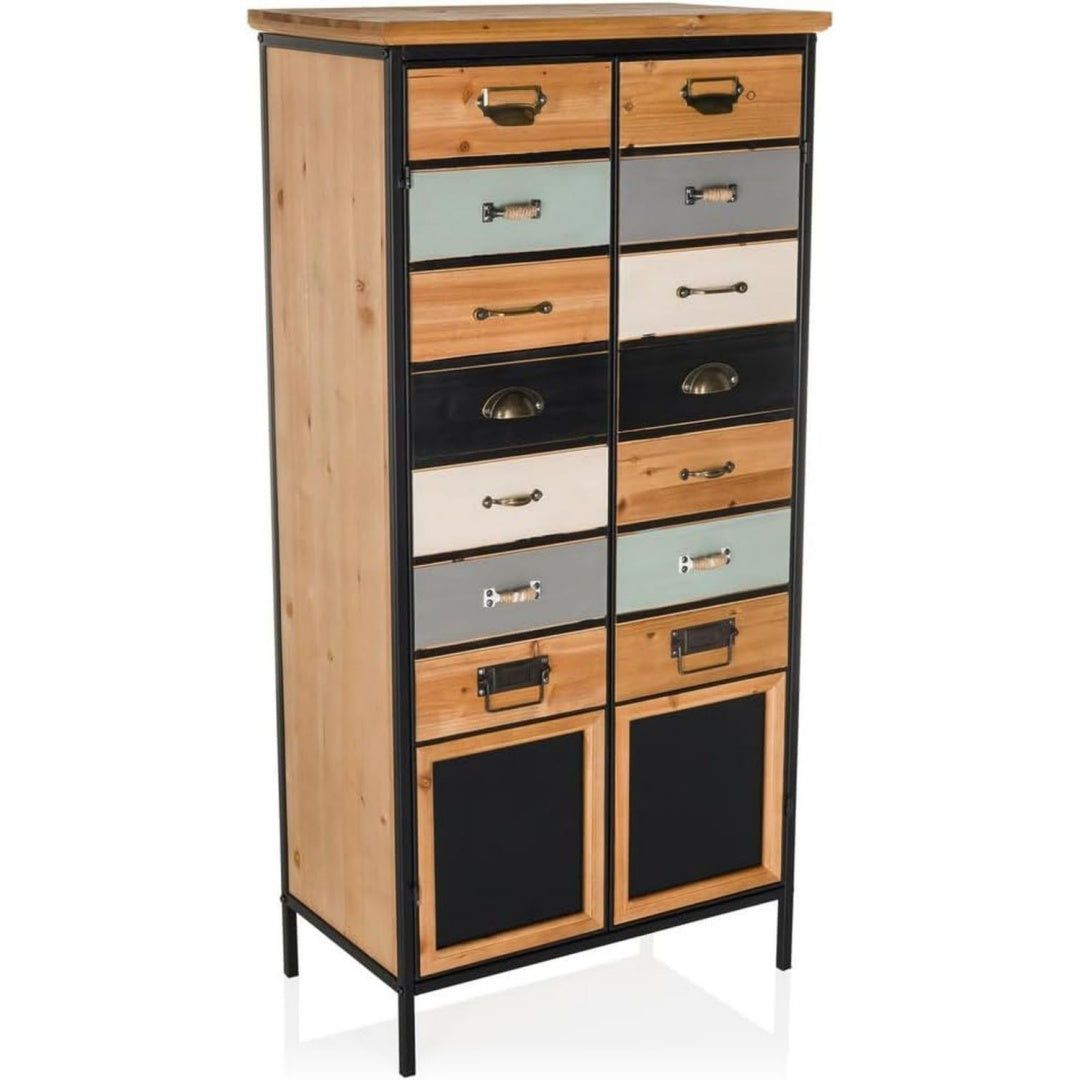 Armoire de rangement marron en plastique