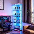 Discretion Moderne, vitrine lilas en bois