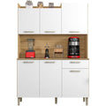 Buffet en plastique gris clair 36.3 x 121.5 x 176 cm