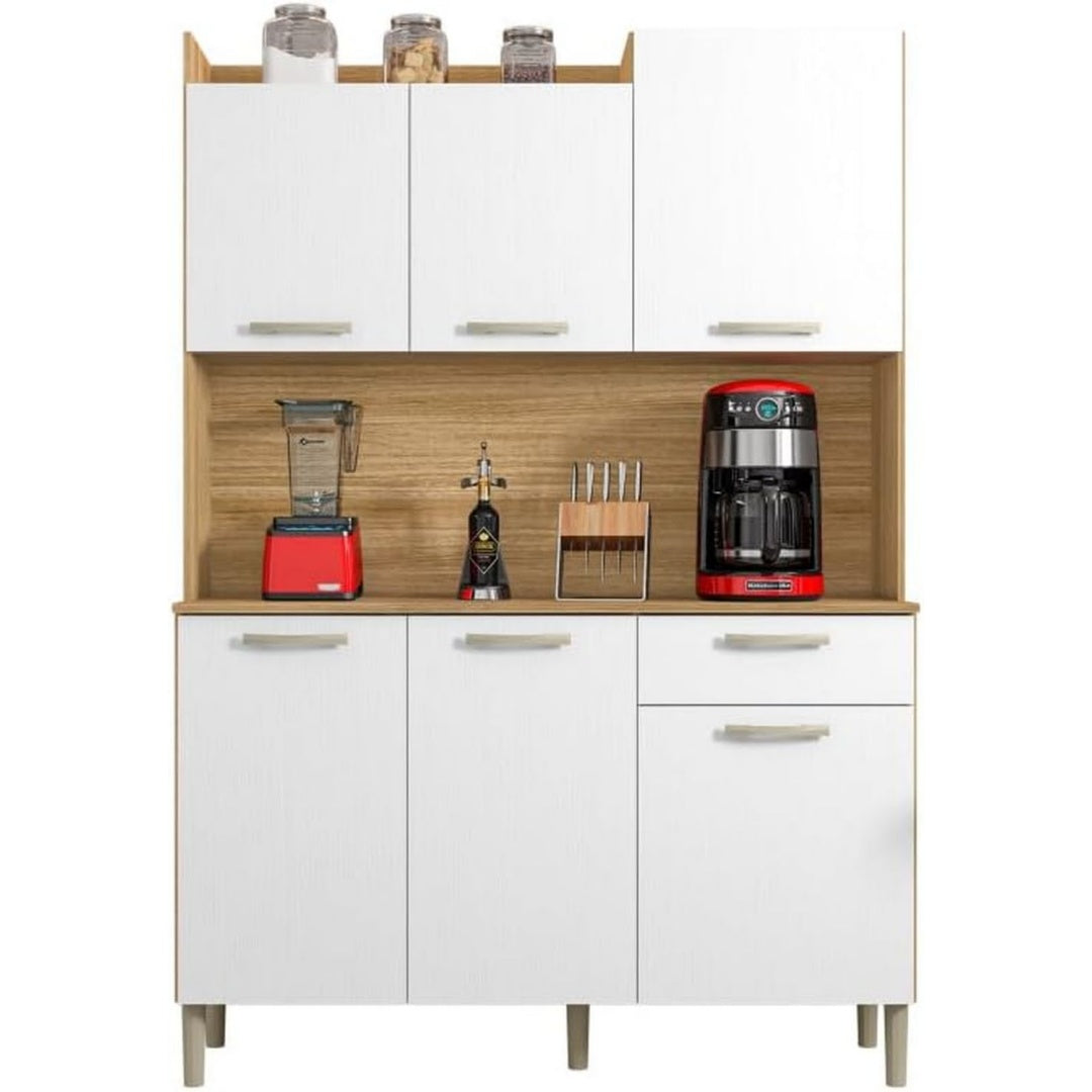 Buffet en plastique gris clair 36.3 x 121.5 x 176 cm