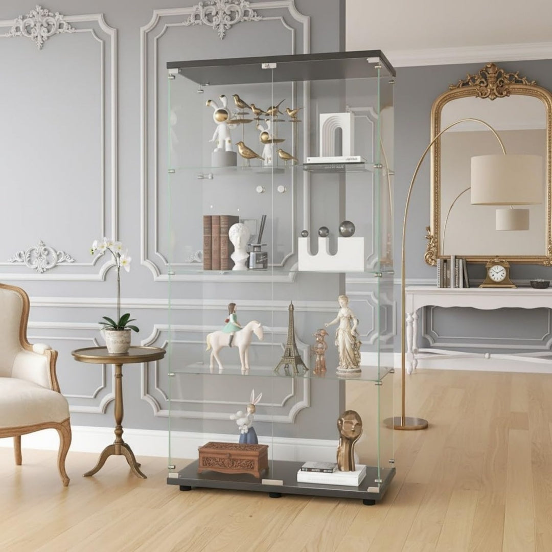 Vitrine gris, ideal pour chambre