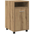 Armoire marron, fabrication chene, finition soignee
