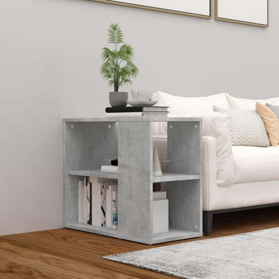 Vaisselier gris en bois dote de etageres