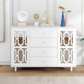 Meuble buffet gris clair, deux portes
