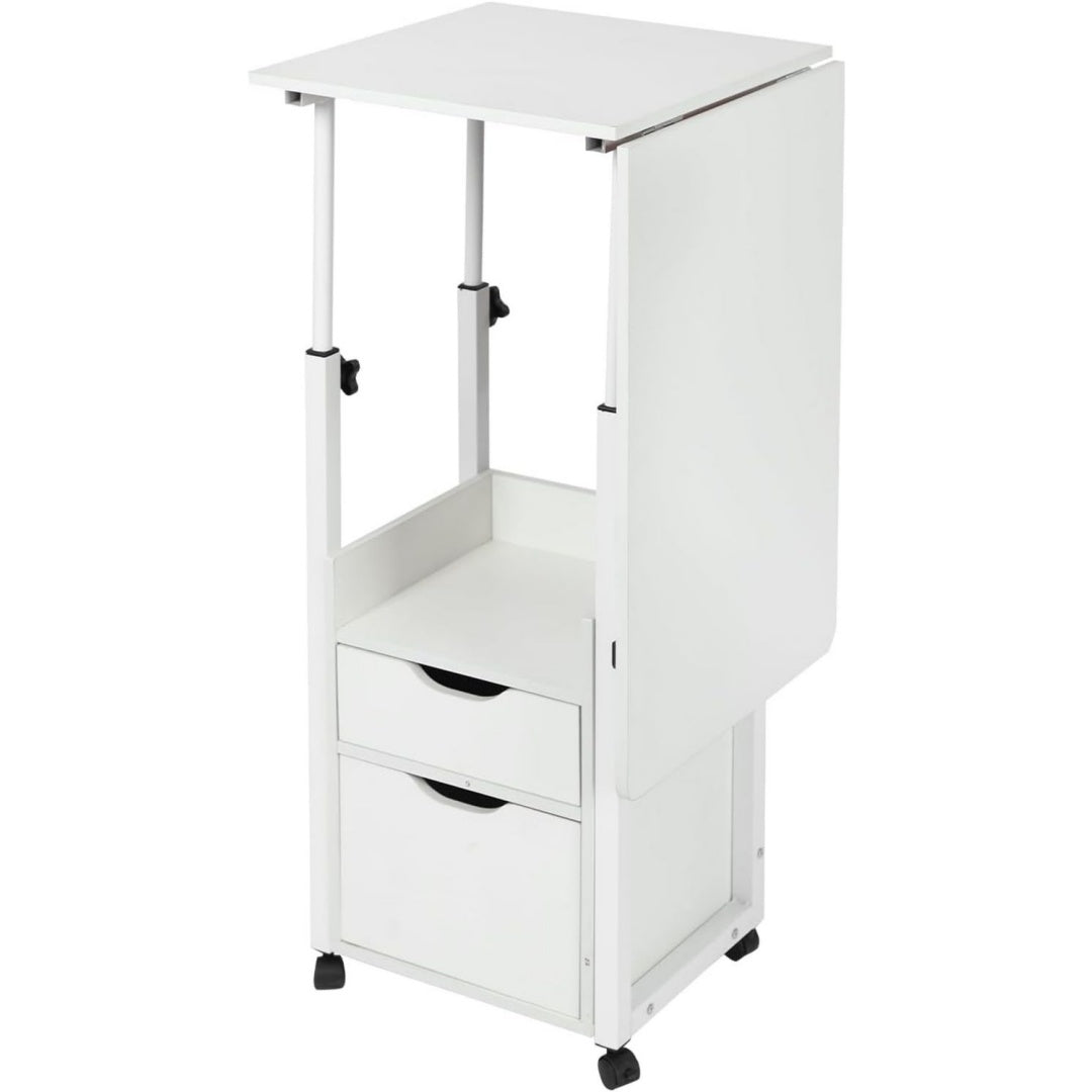 Chevet en metal gris clair parfait entree